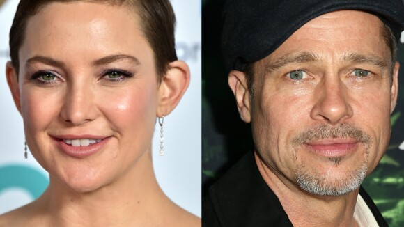 Kate Hudson nega rumor de namoro com Brad Pitt, mas admite: 'Eu acabei gostando'