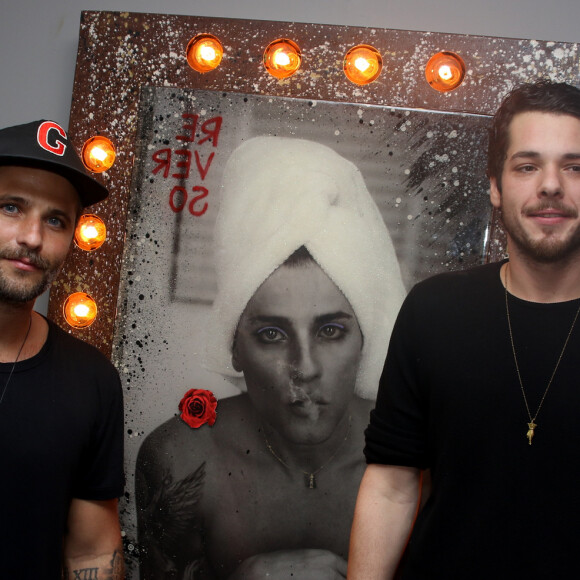 Bruno Gagliasso, de transexual, virou quadro em exposição do cunhado, Gian Luca Ewbank