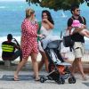 Yanna Lavigne e Bruno Gissoni costumam viajar com a filha, Madalena, de 5 meses
