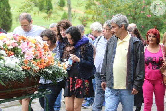 A cerimônia de velório foi realizada no Cemitério Parque da Colina, em Niterói