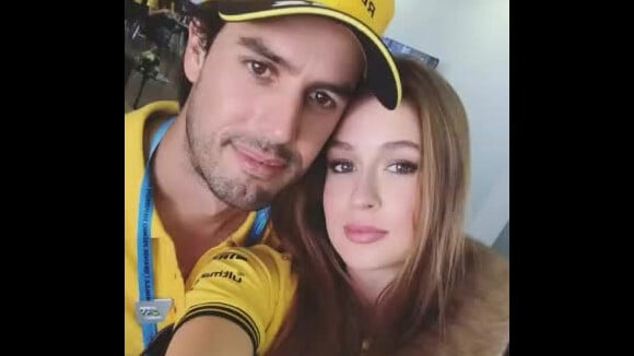 Marina Ruy Barbosa, com marido em GP do Brasil, é zoada por Gagliasso em video neste domingo, dia 12 de novembro de 2017
