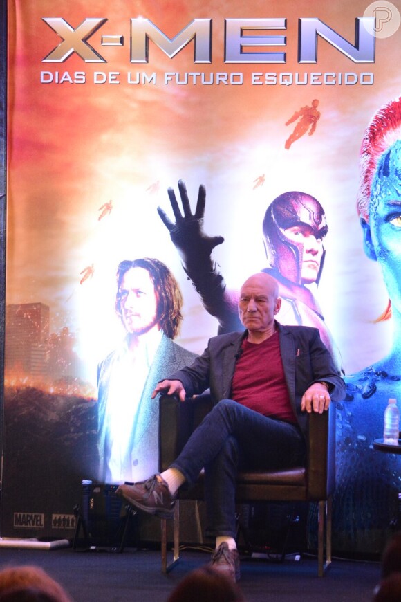 Patrick Stewart e James McAvoy interpretam o Professor Xavier, em fases diferentes, no filme 'X-Men: Dias de um Futuro Esquecido', que estreia no Brasil nesta quinta-feira, 15 de maio de 2014