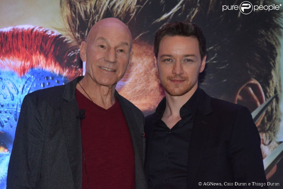 Patrick Stewart E James Mcavoy Divulgam Novo Filme Da Franquia X