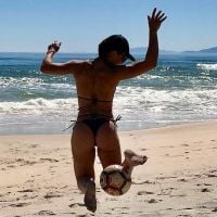 Juliana Paes mostra habilidade com bola e web vibra com corpão: 'Bumbum lindo'