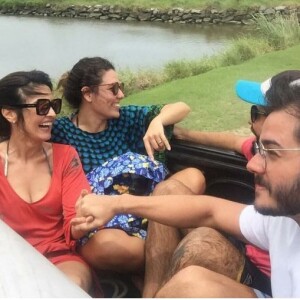 'Hoje faltou ela... Aprendemos muito um com o outro. Nesse dia mesmo, ensinei a 'pegar bigu'', escreveu Túlio Gadelha no Instagram