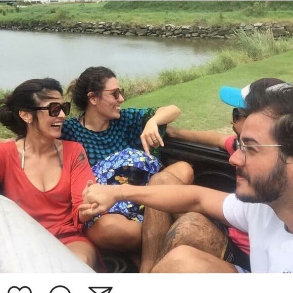 'Hoje faltou ela... Aprendemos muito um com o outro. Nesse dia mesmo, ensinei a 'pegar bigu'', escreveu Túlio Gadelha no Instagram