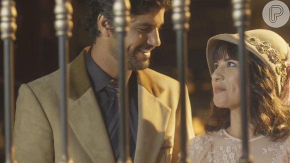 Na novela 'Tempo de Amar', Inácio (Bruno Cabrerizo) e Lucinda (Andreia Horta) se casam em pequena cerimônia, no capítulo que vai ao ar no dia 24 de novembro de 2017