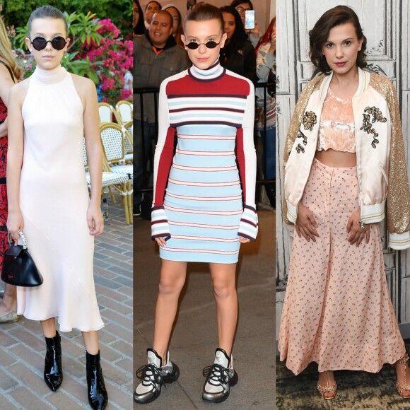 Com apenas 13 anos, Millie Bobby Brown, a Eleven da série 'Stranger Things', exibe looks cheios de estilo. Confira as produções em 50 fotos!