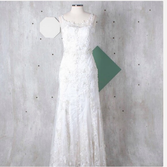O vestido de noiva de Fiorella Mattheis pode ser comprado por R$ 14 mil