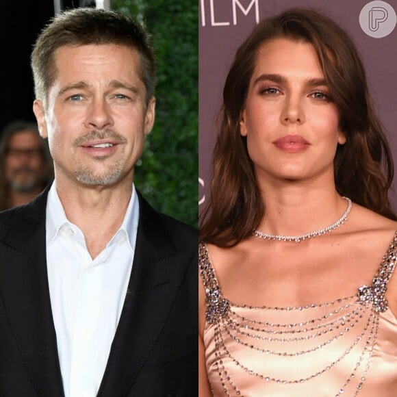 Brad Pitt não está namorando princesa Charlotte de Mônaco. 'Falso', afirma fonte ao jornal 'The Sun' na quinta-feira, dia 17 de novembro de 2017