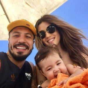 Fernando Medeiros e Aline Gotschalg são pais de Lucca, de um ano