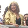 Daniela Mercury subiu no trio elétrico para se apresentar na Parada LGBTI em Copacabana, no Rio de Janeiro, na tarde deste domingo, 19 de novembro de 2017