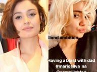 Sophie Charlotte mostra cabelo platinado após mudança de visual: 'Loira'