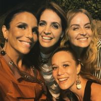 Grávida, Ivete Sangalo se reúne com Angélica e mais famosas em jantar: 'Delícia'