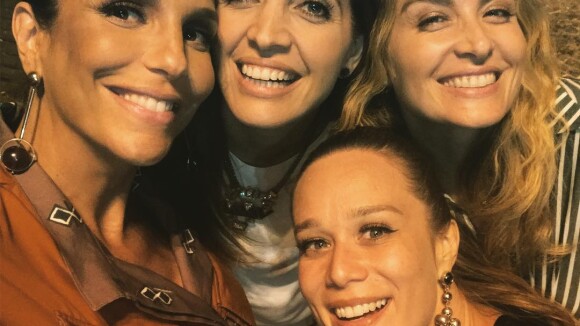 Foto: 'Que delicia de jantar! Meninas, vamos repetir a dose!', publicou  Ivete Sangalo, em seu perfil do Instagram - Purepeople