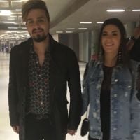 Luan Santana e namorada, Jade Magalhães, vão a show de Bruno Mars: 'Inspiração'