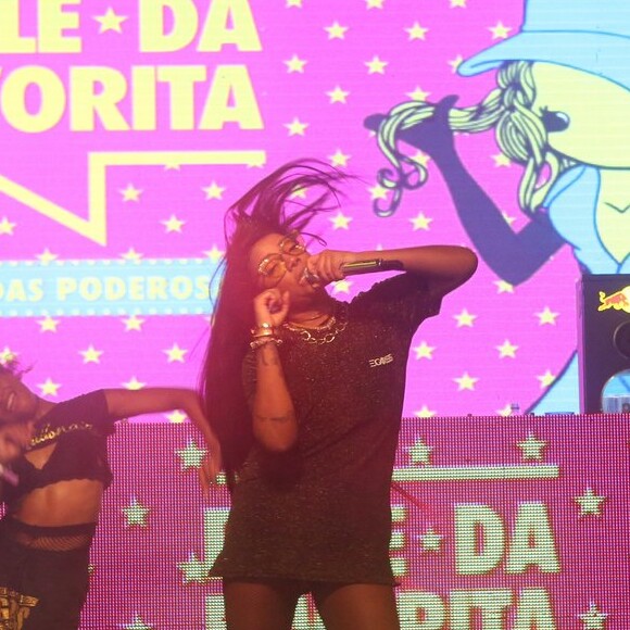 Ludmilla também foi convidada do 'Baile da Favorita', no Armazém da Utopia, na Zona Portuária do Rio de Janeiro