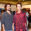 Juliana Didone e o artista plástico Flávio Rossi estão juntos desde 2013