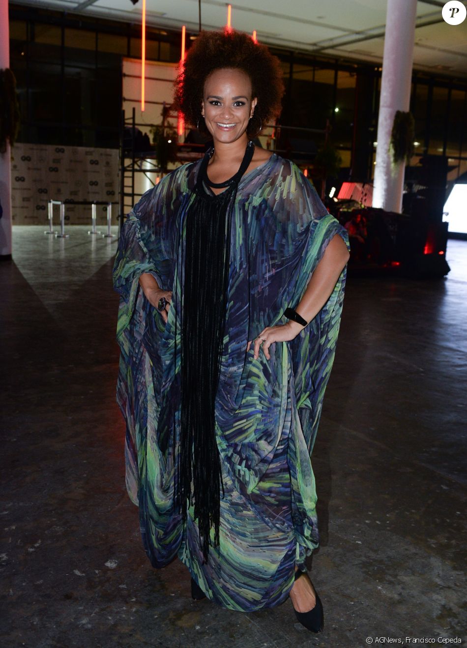 A cantora Luciana Mello na 7º edição do Prêmio GQ Brasil Men of The