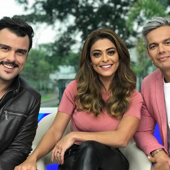 Juliana Paes agitou a web ao rebolar durante participação no 'Vídeo Show'