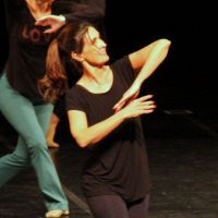 Fátima Bernardes ensaia espetáculo de dança em teatro no Rio de Janeiro