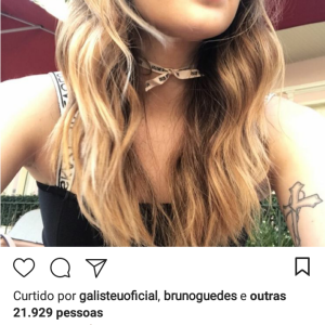 Fernando Medeiros comentou a foto da ex-mulher, Aline Gotschalg, no Instagram