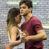 Lucas Veloso entregou que o primeiro beijo com Nathália Melo aconteceu após a apresentação de forró