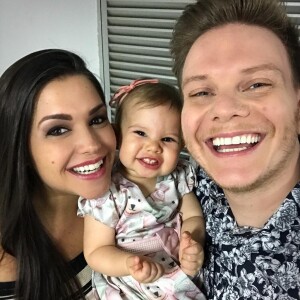 Melinda, filha de Thais Fersoza e Michel Teló, atualmente está com 1 ano e 3 meses