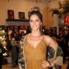 Fernanda Lima, atualmente morando em Los Angeles, veio ao Brasil para o evento da marca Body Shop
