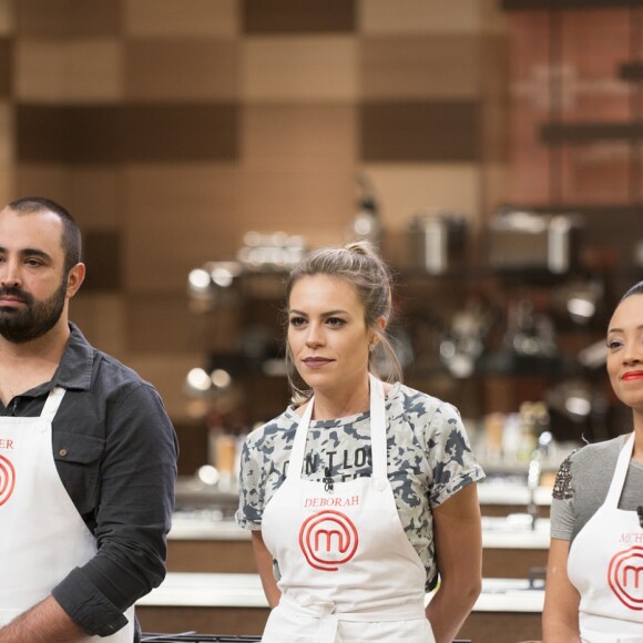 Valter disputou a semifinal do 'MasterChef' com Deborah e Michele