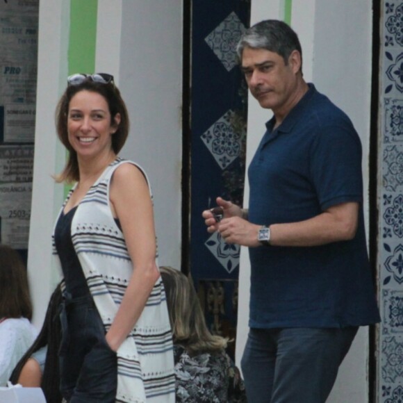 William Bonner levou uma chamade de sua namorada, Natasha Dantas, pelo Instagram neste domingo 10 de dezembro de 2017