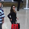 Isis Valverde foi vista no aeroporto Santos Dumont, no Rio de Janeiro, nesta quinta-feira, 22 de maio de 2014