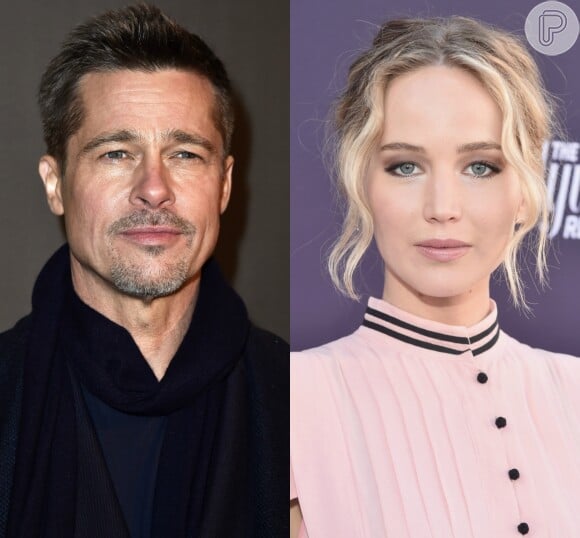 Brad Pitt e Jennifer Lawrence vêm 'passando noites em claro juntos', segundo o 'Daily Mail'