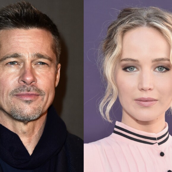 Brad Pitt e Jennifer Lawrence vêm 'passando noites em claro juntos', segundo o 'Daily Mail'