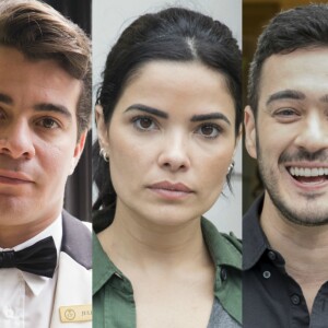 Na novela 'Pega Pega', Antônia (Vanessa Giácomo) terminará com Domênico (Marcos Veras) para ficar com Júlio (Thiago Martins)