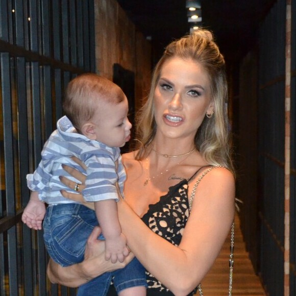 Andressa Suita é mãe do pequeno Gabriel, de 5 meses, fruto do seu casamento com Gusttavo Lima