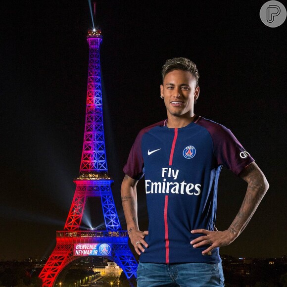 Neymar está morando em Paris e atua no momento pelo Paris Saint German