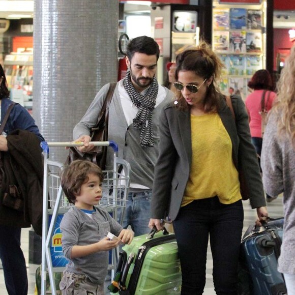 Maria Ribeiro e Caio Blat são pais de Bento Blat, de sete anos