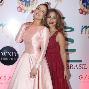 Claudia Leitte e Wanessa Camargo posam show de Natal do Instituto Neymar Jr, realizado em São Paulo, na noite desta terça-feira, 19 de dezembro de 2017