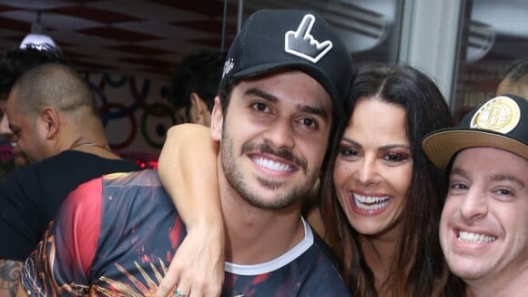 Viviane Araujo comenta foto de namorado com personal: 'Vai deixar mais lindo?'