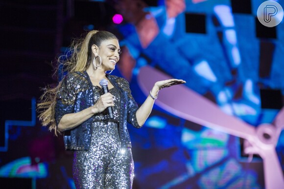 Festeja contou com a apresentação da atriz Juliana Paes. Evento foi transmitido na TV Globo, nesta quarta-feira, 20 de dezembro de 2017