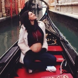 Débora Nascimento está grávida de 6 meses de Bella, sua primeira filha