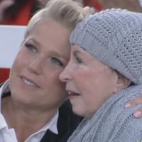 Xuxa vibra com momento de lazer da mãe, Alda, de 80 anos: 'Entrou na piscina'