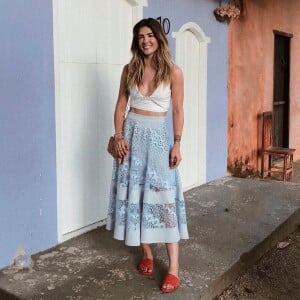 Aline Gotschalg em Trancoso, na Bahia