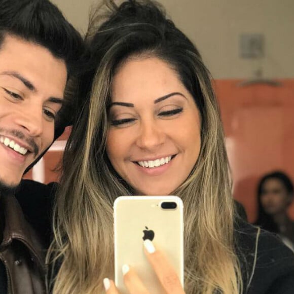 'Independente do nome dele estar escrito, ele está marcado, é para sempre', declarou Mayra Cardi