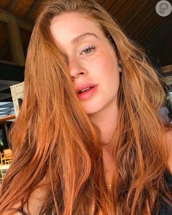 Marina Ruy Barbosa compartilhou selfie em Paraty