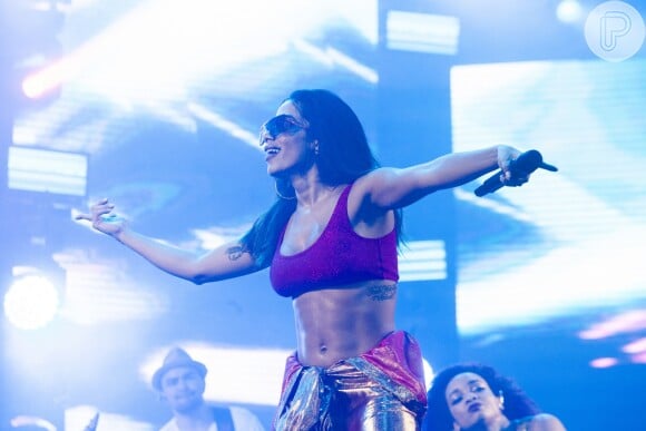 Anitta se apresentou pela primeira vez no Réveillon de Copacabana, no Rio de Janeiro