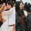 Beijo em dobro! Marina Ruy Barbosa e Tatá Werneck beijam pares em foto postada pela comediante nesta segunda-feira, dia 01 de janeiro de 2018