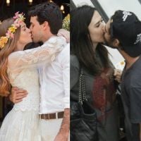 Beijo em dobro! Marina Ruy Barbosa e Tatá Werneck beijam pares em foto: 'Fofos'