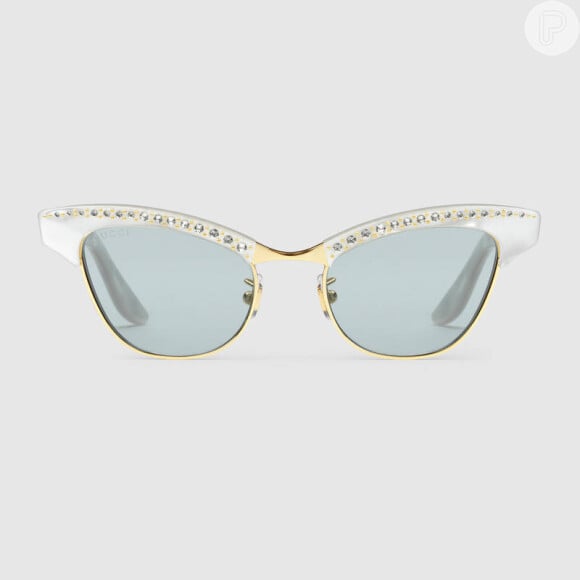 Os estilosos óculos de strass de Marquezine são da grife Gucci e custam $ 620, cerca de R$ 2.020